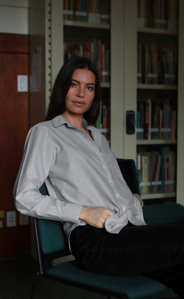 The Tailor - Proper Fit - Pebble Grey Oxford