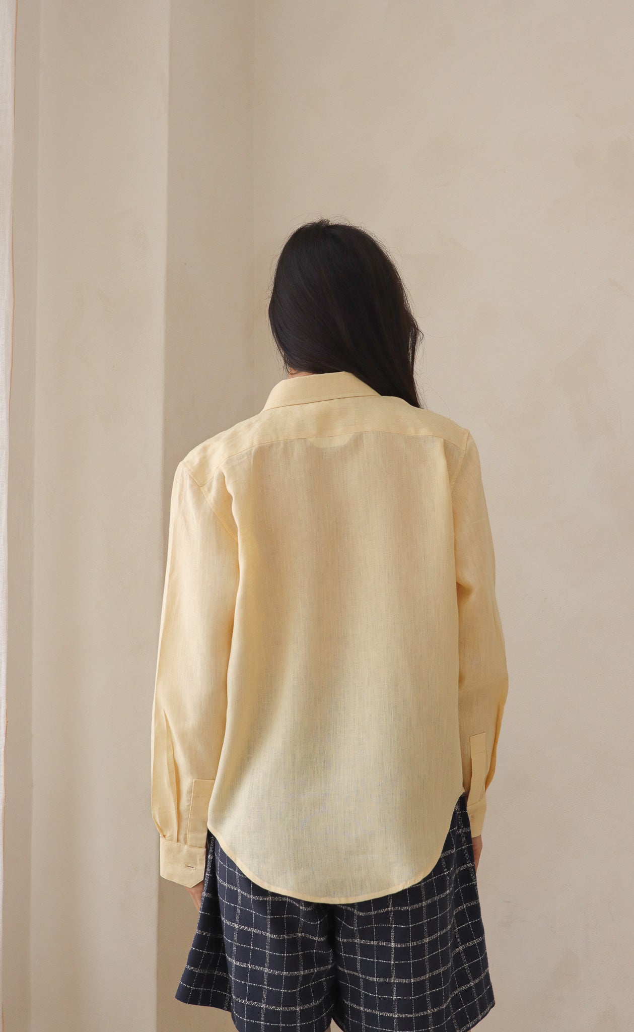 The Friend - Proper Fit - Daffodil 100% Linen