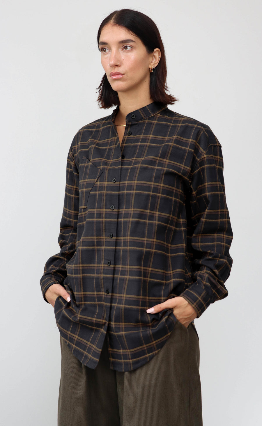 The Gentlewoman - Wayward Fit Tunic - Plaid Flannel