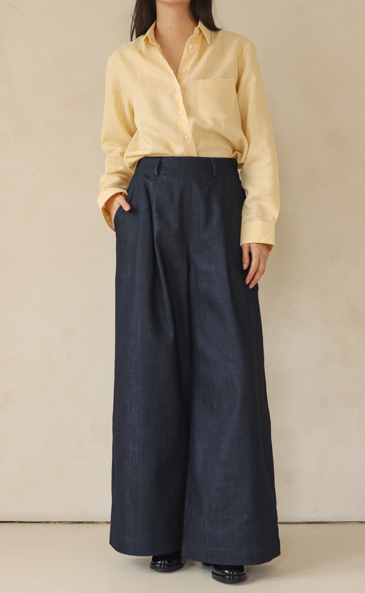 The Maximalist - Dark Wash Denim Long Pants