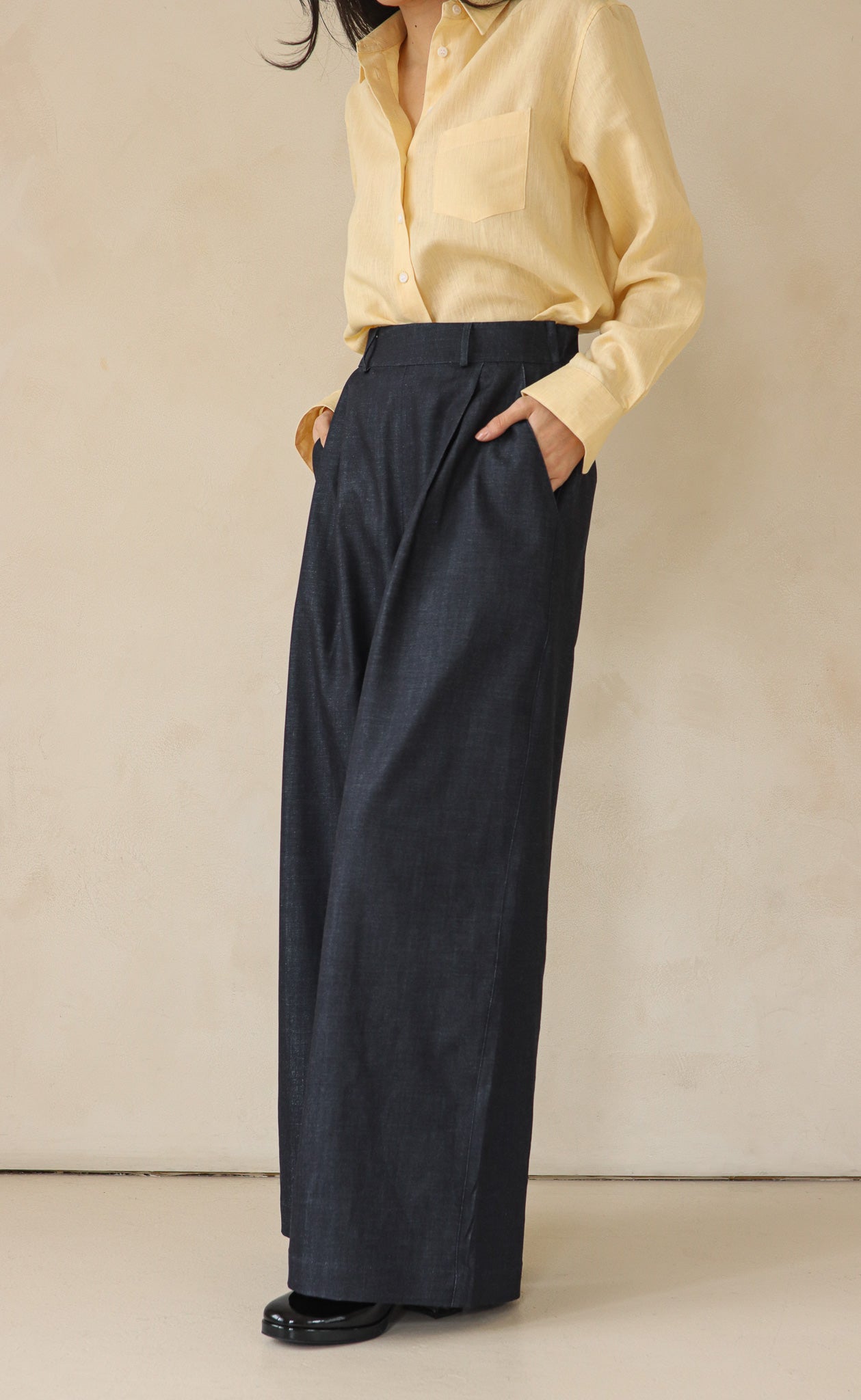 The Maximalist - Dark Wash Denim Long Pants