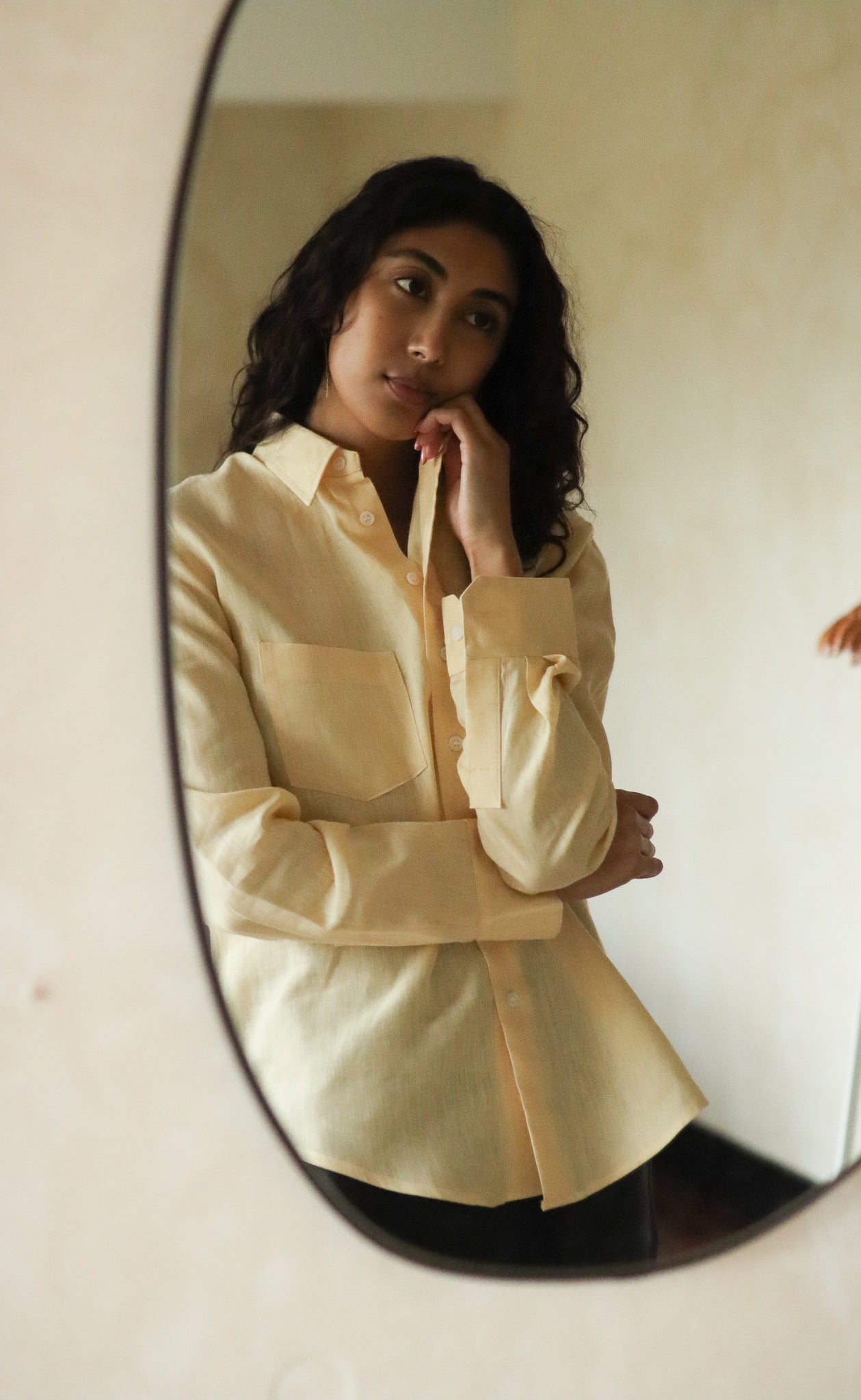 The Friend - Proper Fit - Daffodil 100% Linen