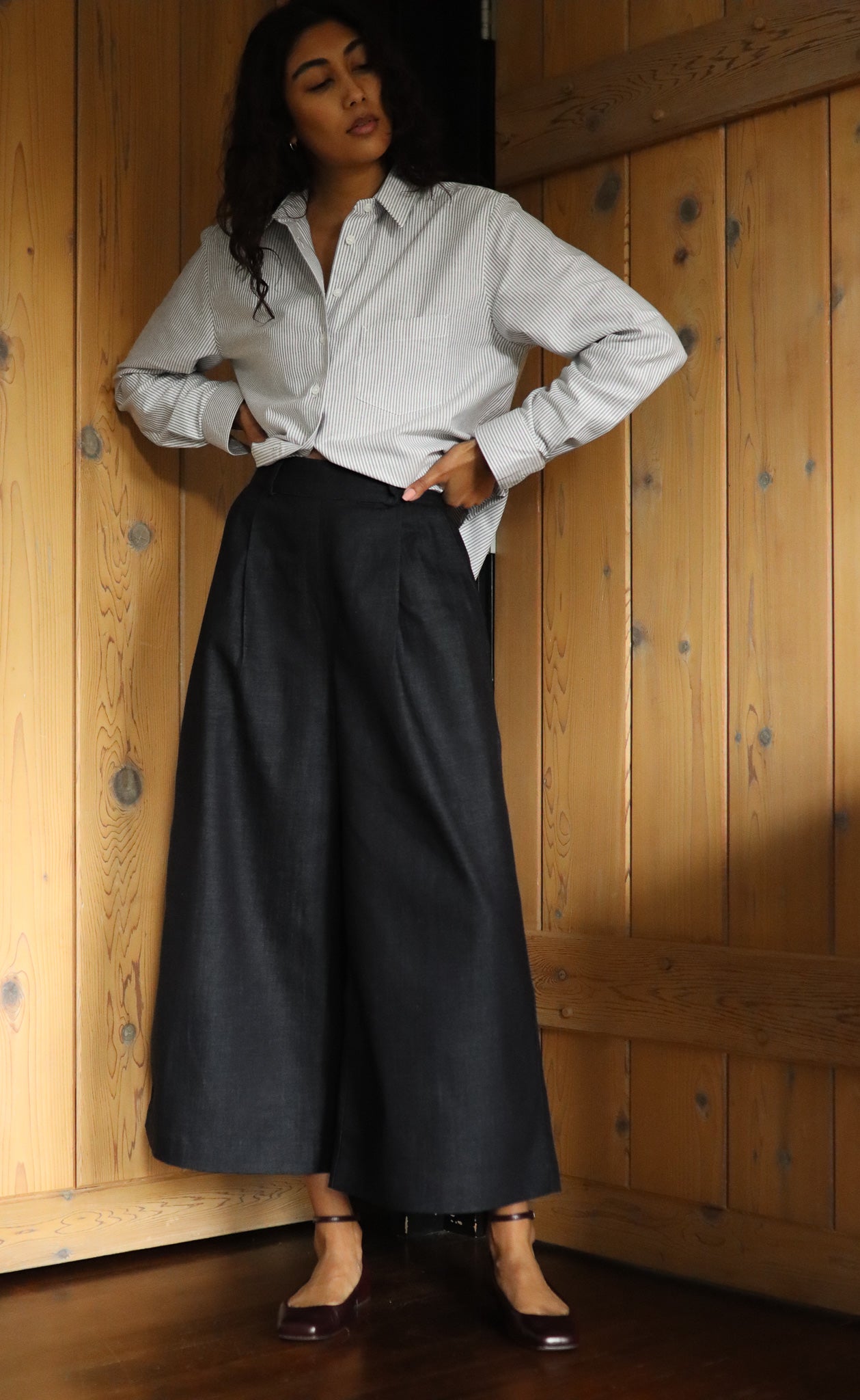 The Tailor - Proper Fit - Black & White Striped Oxford