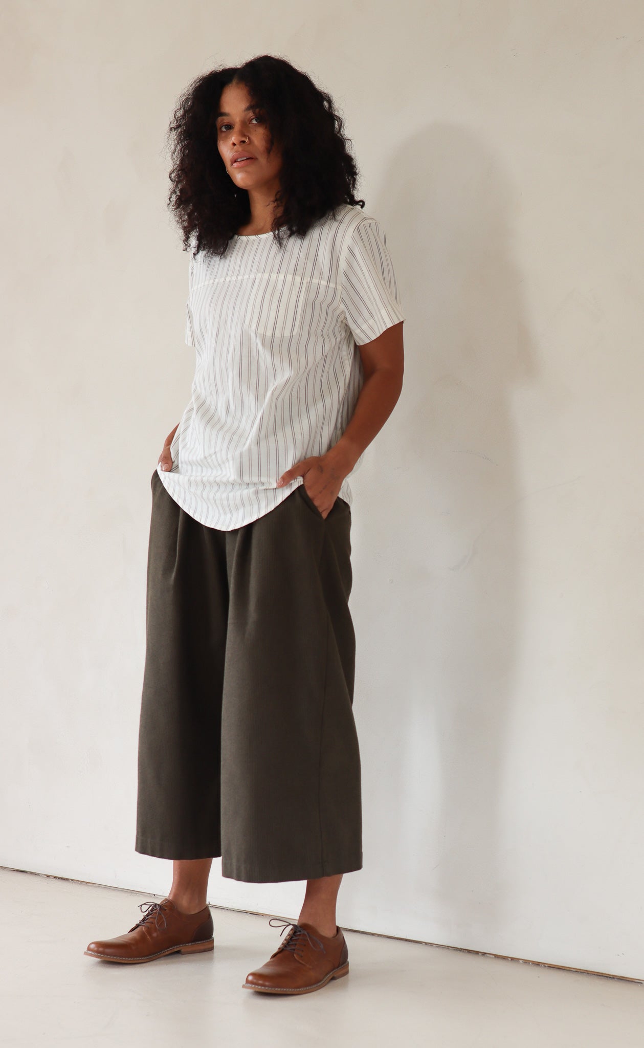 The Raconteur - Woven Tee - Cotton / Merino