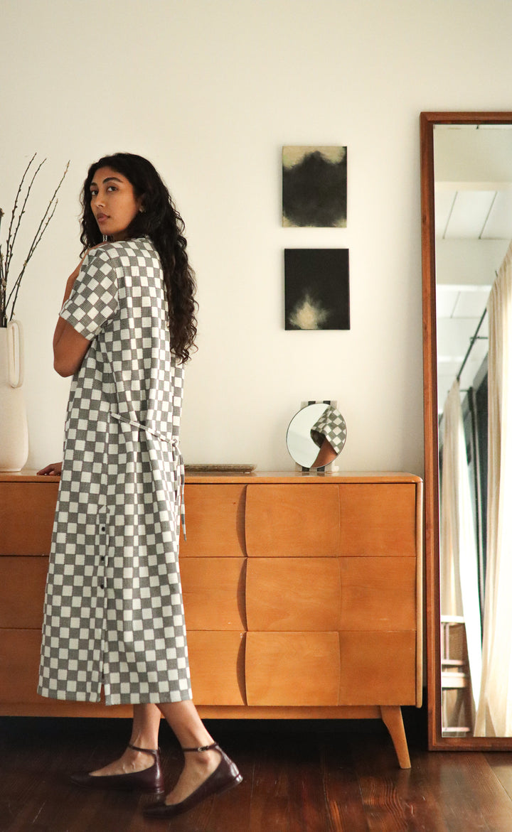 The Muse - Women's Shift Dress in Black Floral Power Of My People The Muse - Women's Shift Dress in Black Floral Power Of My People
