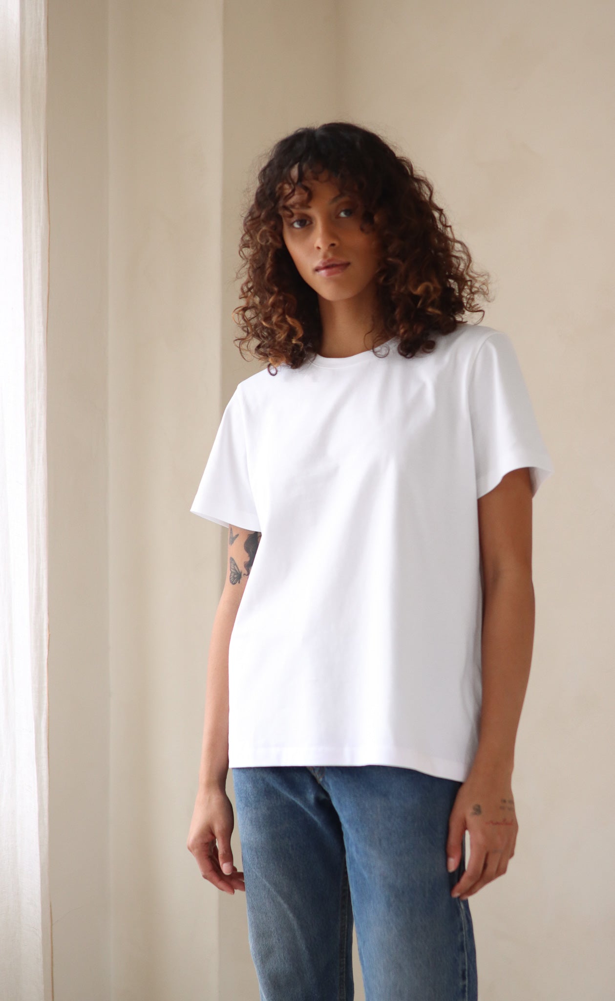 The Pinnacle - White Proper Fit Tee
