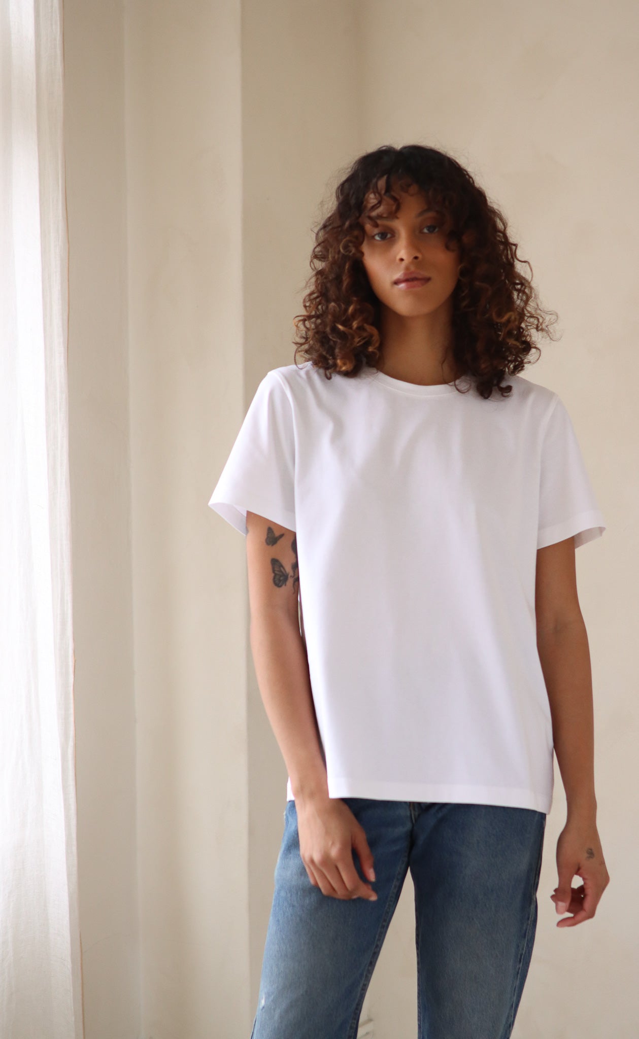 The Pinnacle - White Proper Fit Tee