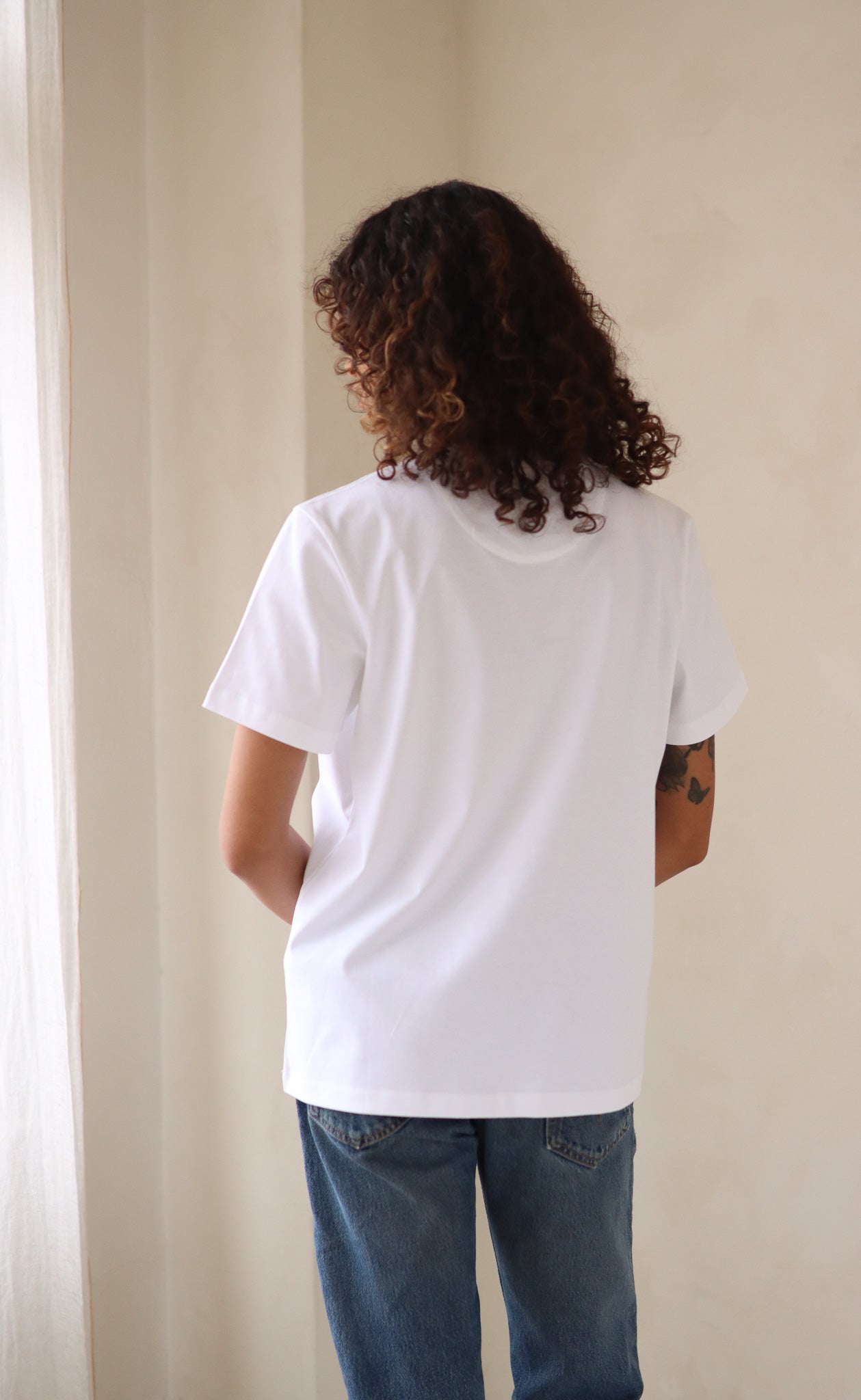 The Pinnacle - White Proper Fit Tee