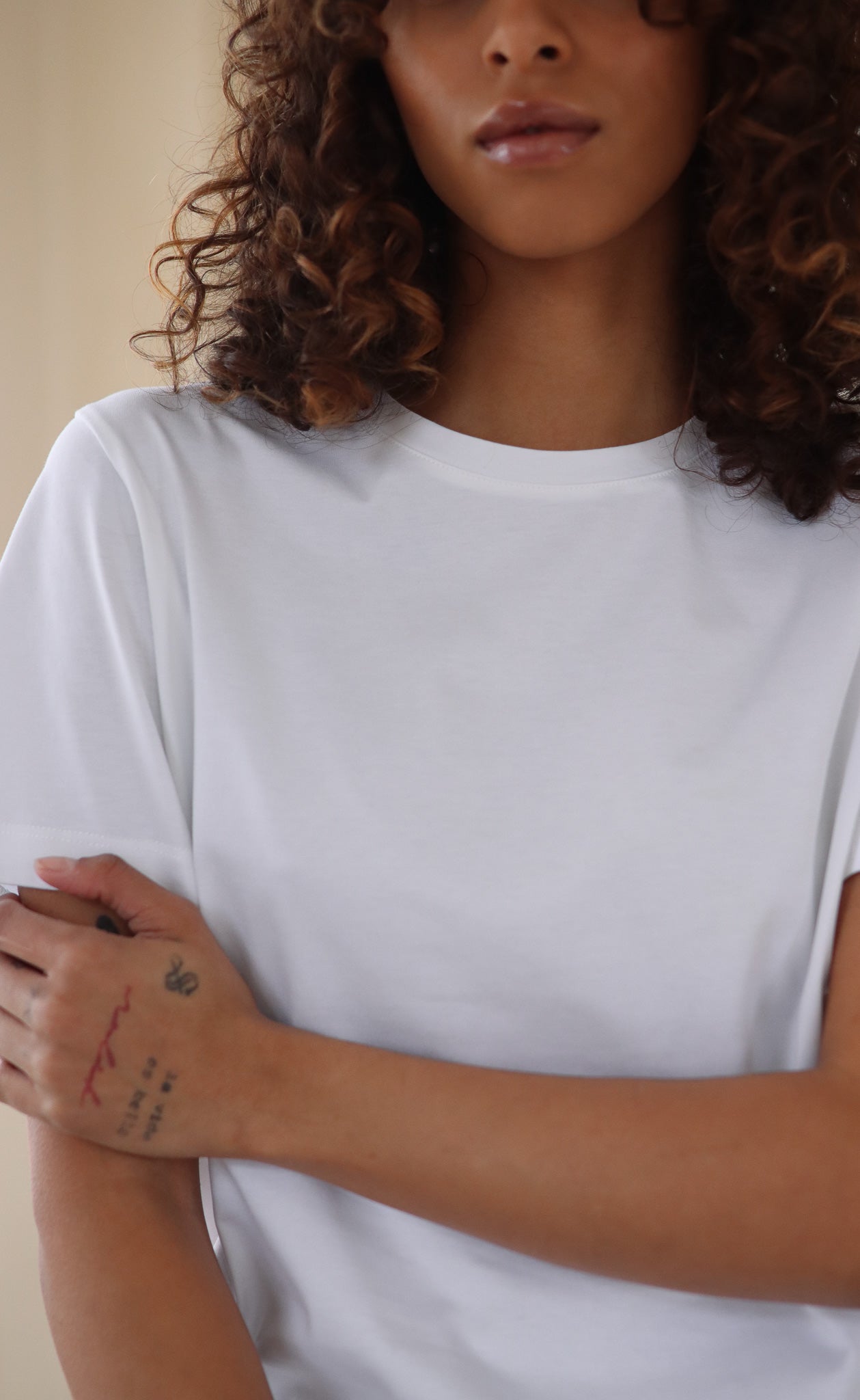 The Pinnacle - White Proper Fit Tee