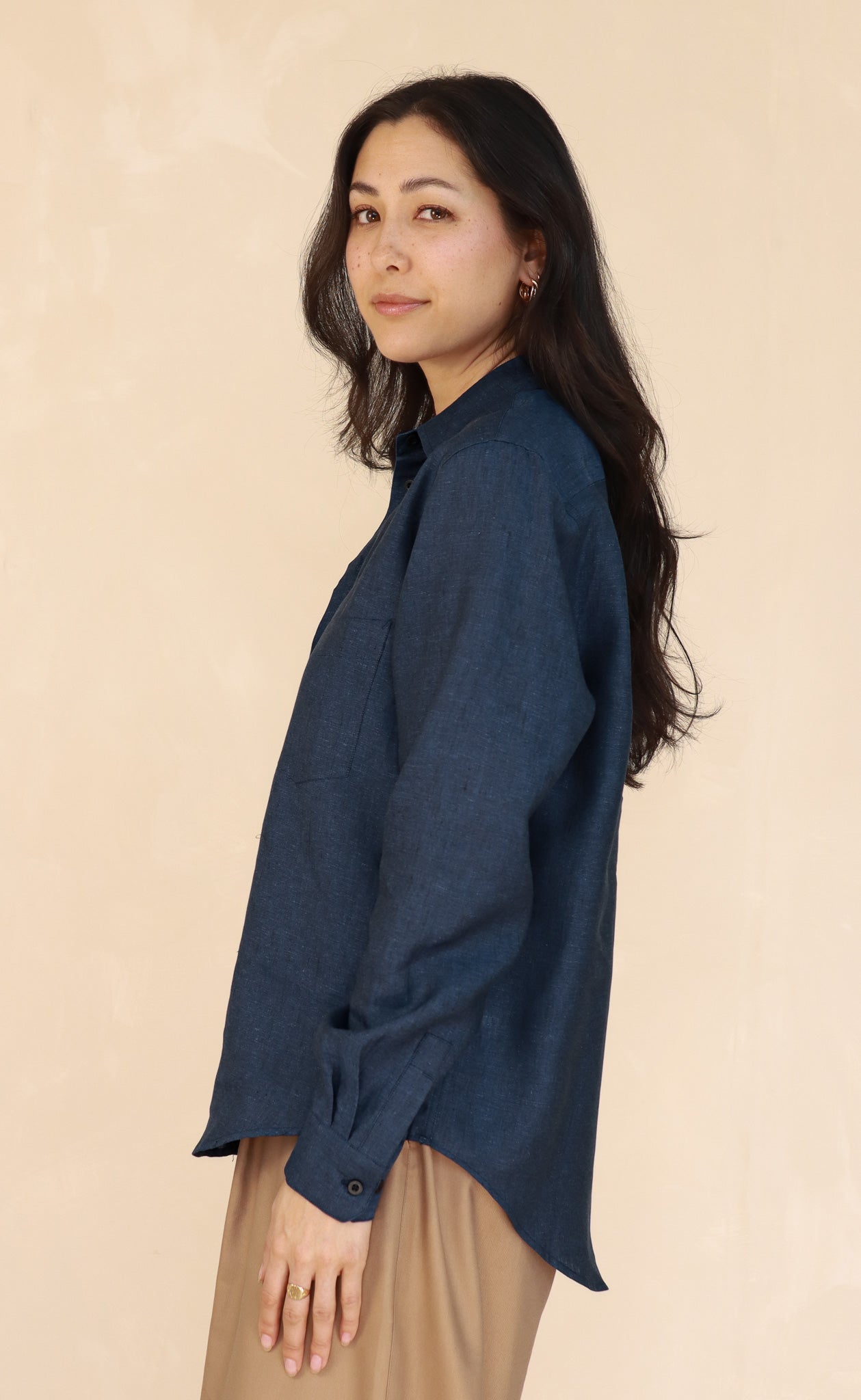 The Friend - Proper Fit - Deep Navy 100% Linen