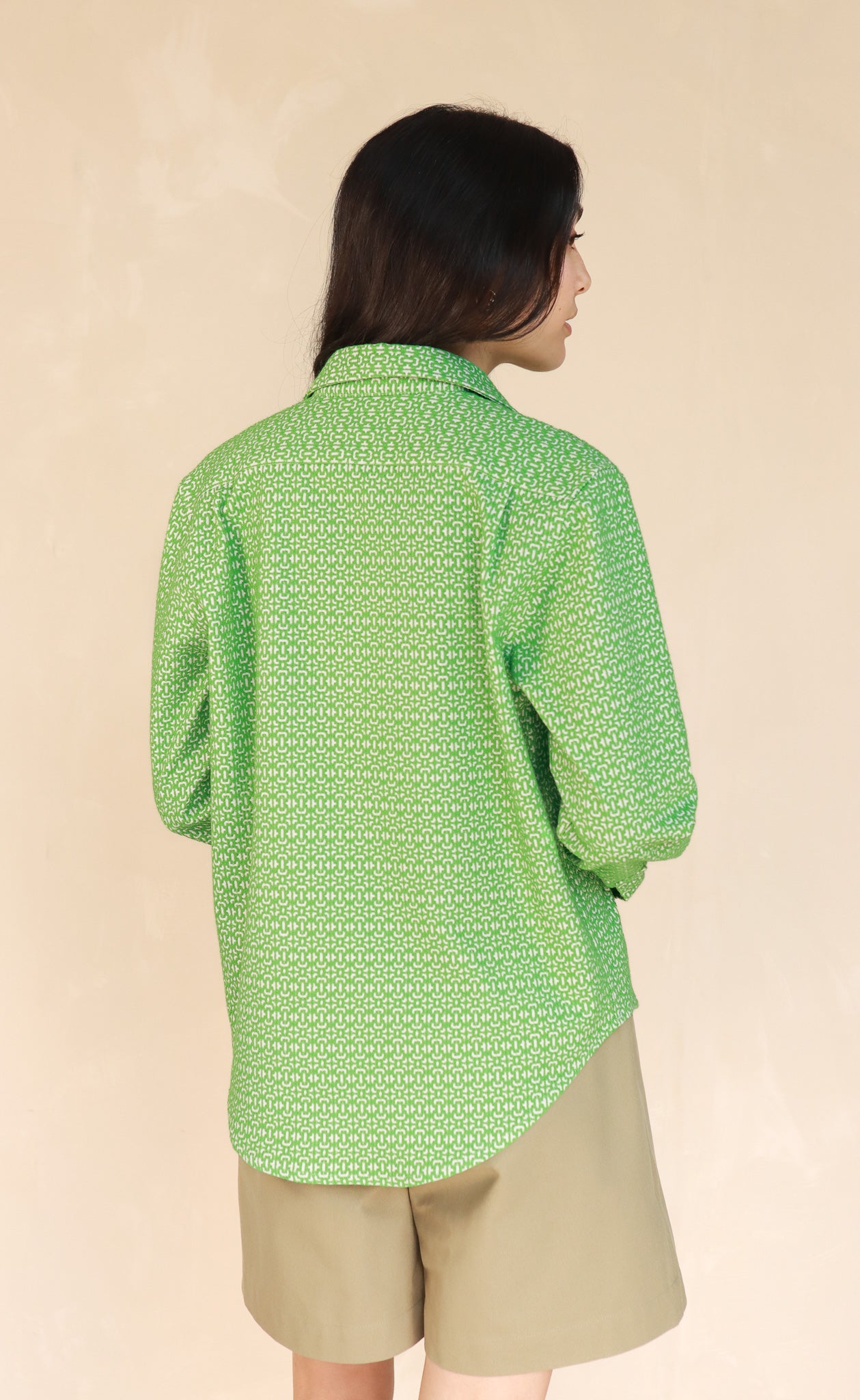 The Afternoonist - Proper Fit - Green + White Jacquard