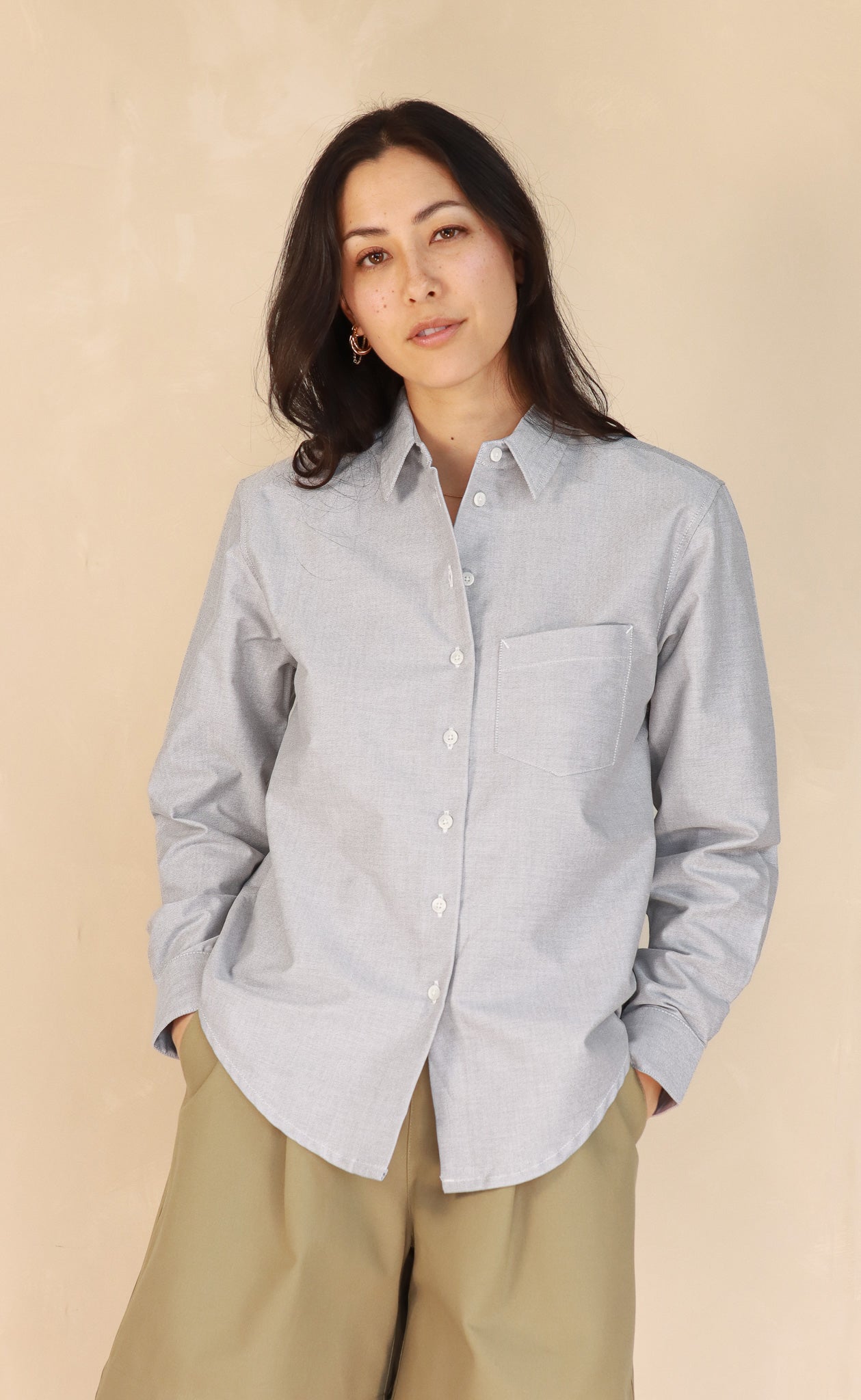 The Tailor - Proper Fit - Pebble Grey Oxford