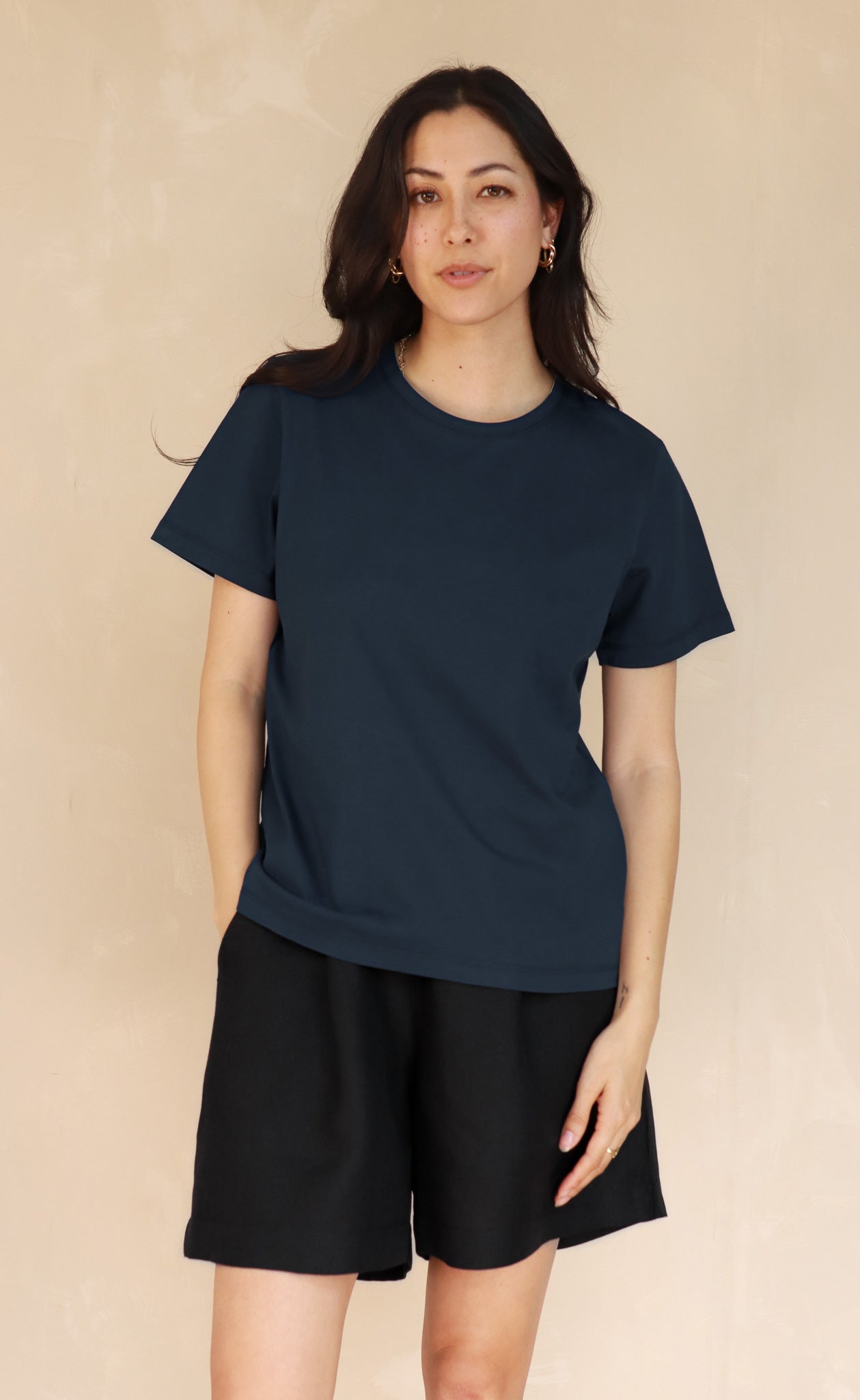 The Pinnacle - Navy Proper Fit Tee