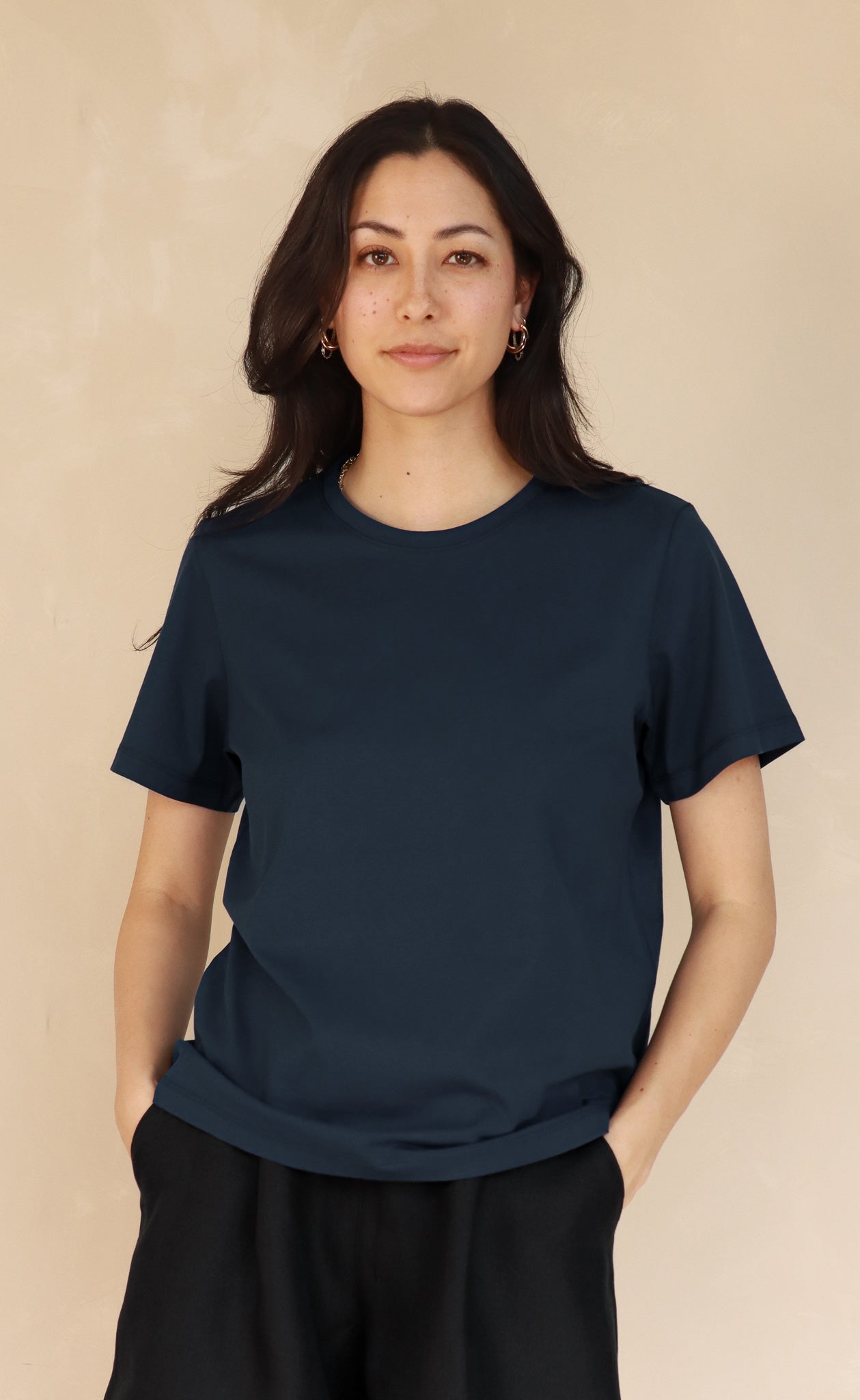 The Pinnacle - Navy Proper Fit Tee