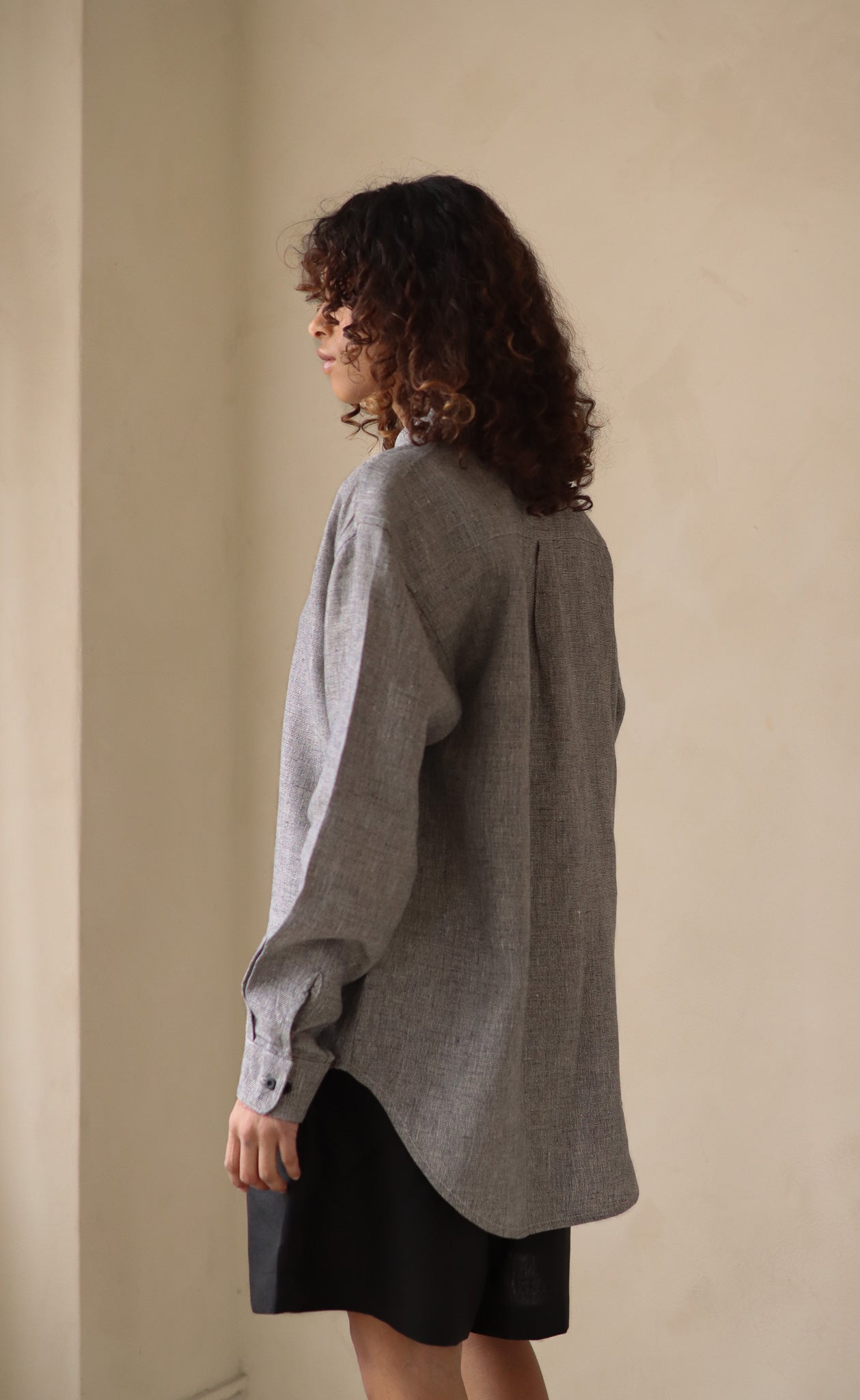 The Painter - Wayward Fit Tunic - Melange Linen