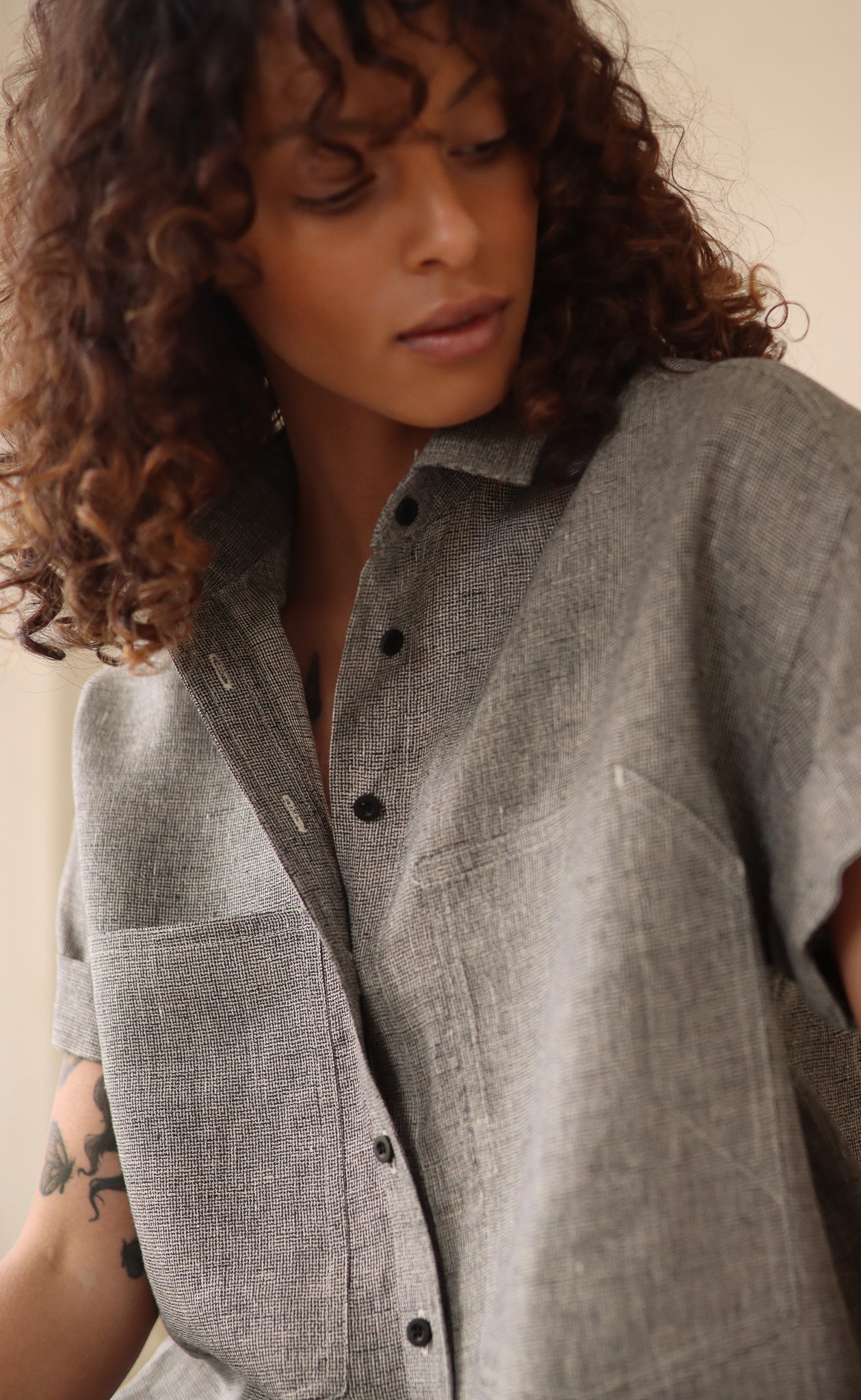 The Painter - Wayward Fit - Melange Linen