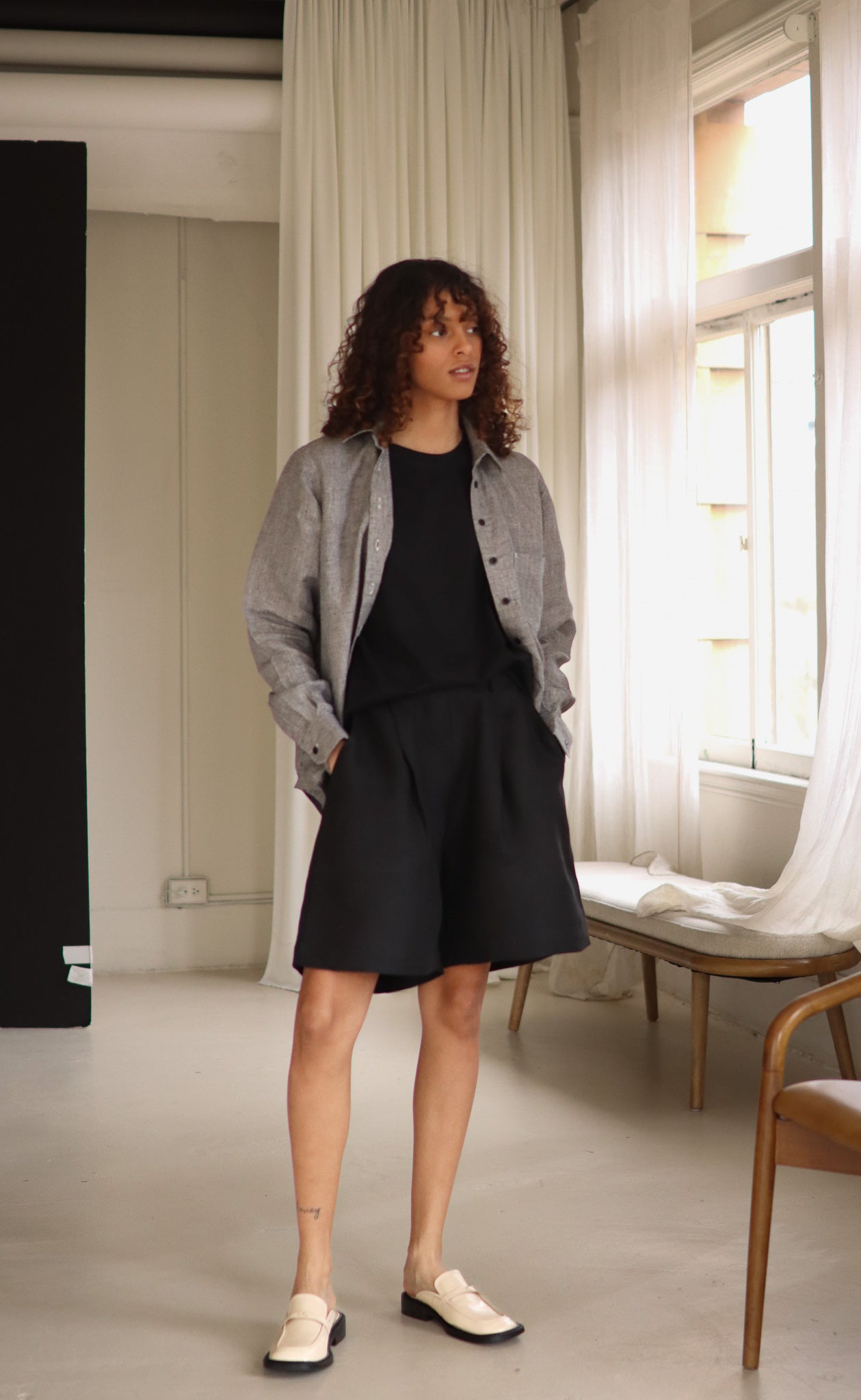 The Painter - Proper Fit - Melange Linen