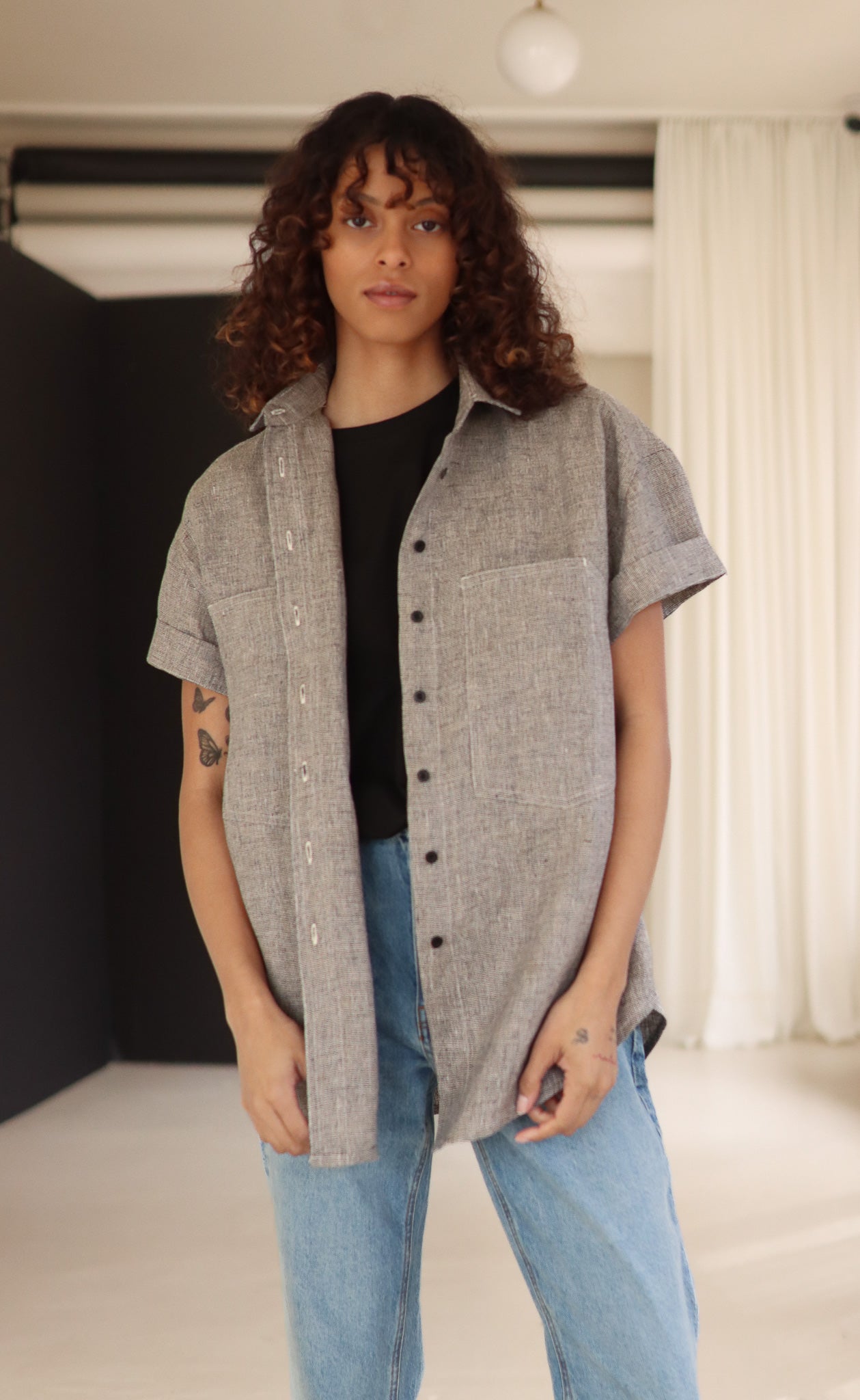 The Painter - Wayward Fit - Melange Linen