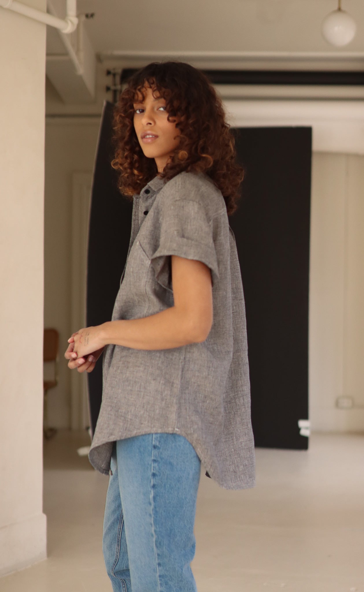 The Painter - Wayward Fit - Melange Linen