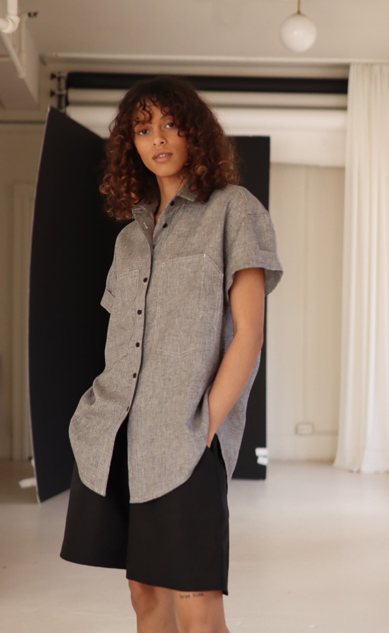 The Painter - Wayward Fit - Melange Linen