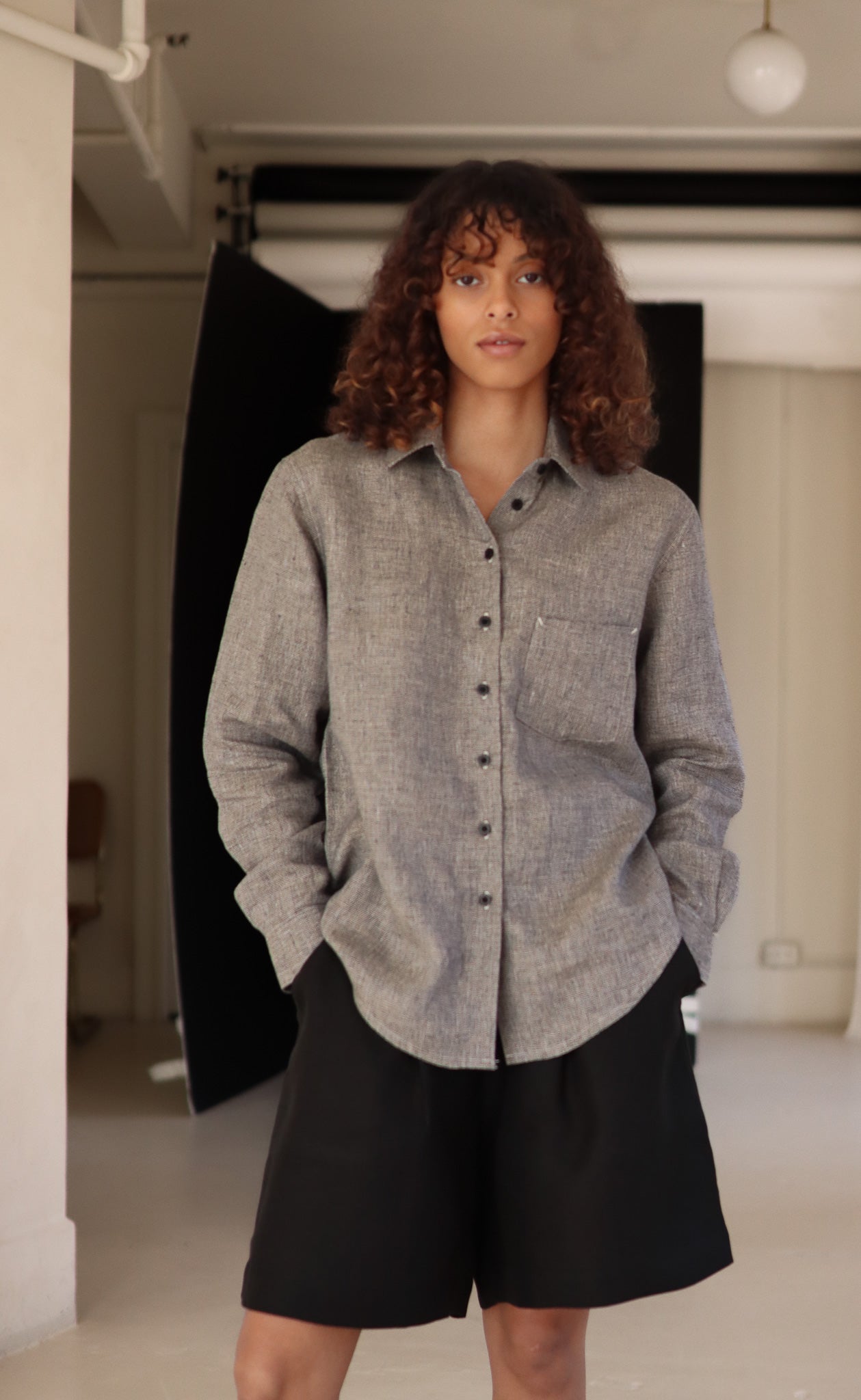 The Painter - Proper Fit - Melange Linen