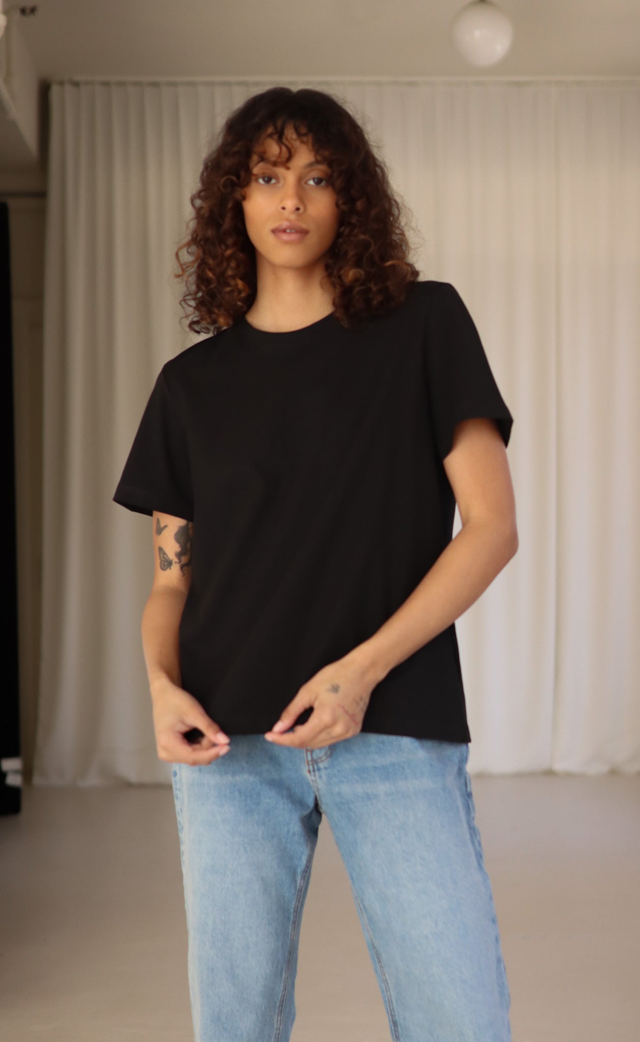 The Pinnacle - Black Proper Fit Tee