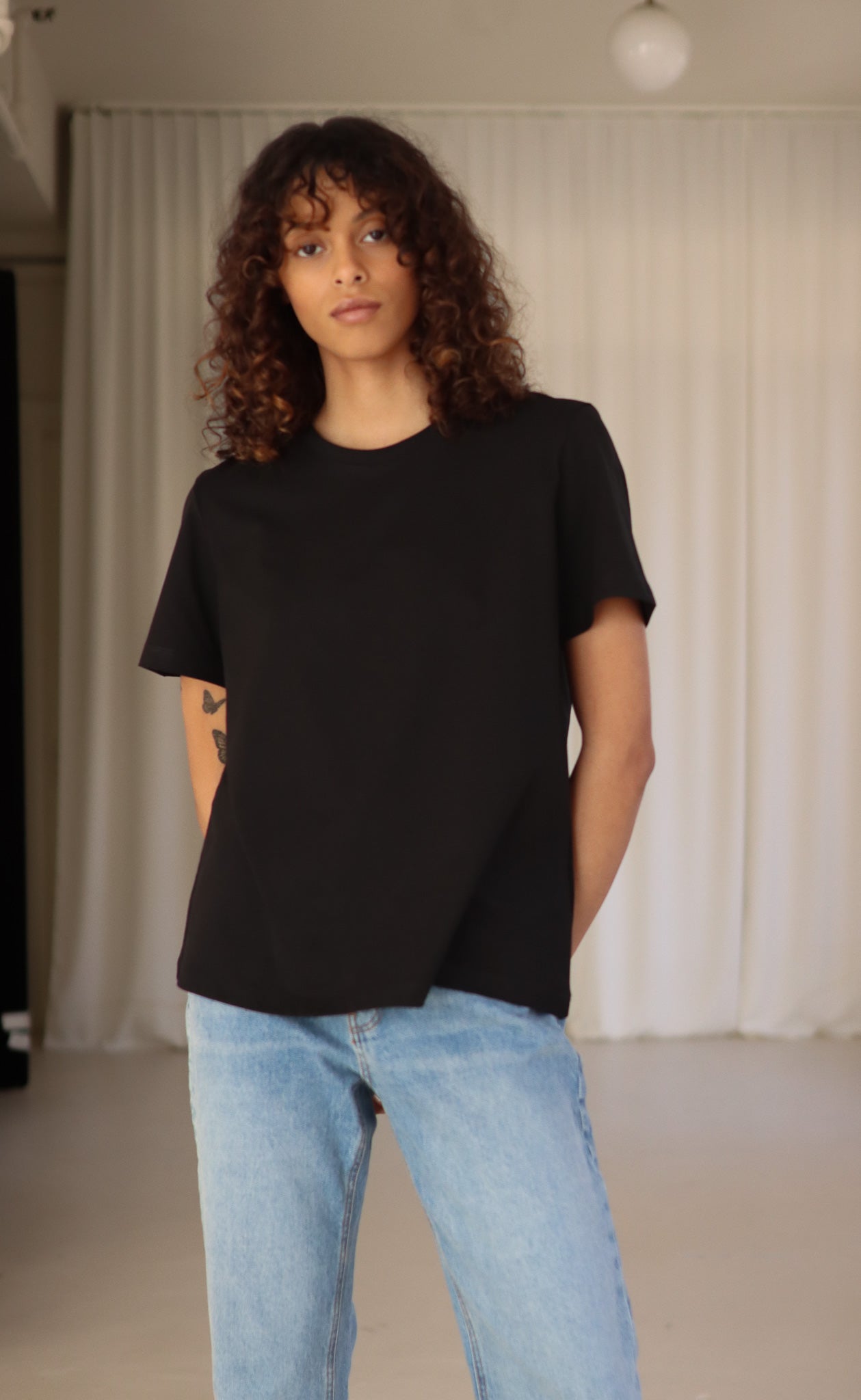 The Pinnacle - Black Proper Fit Tee