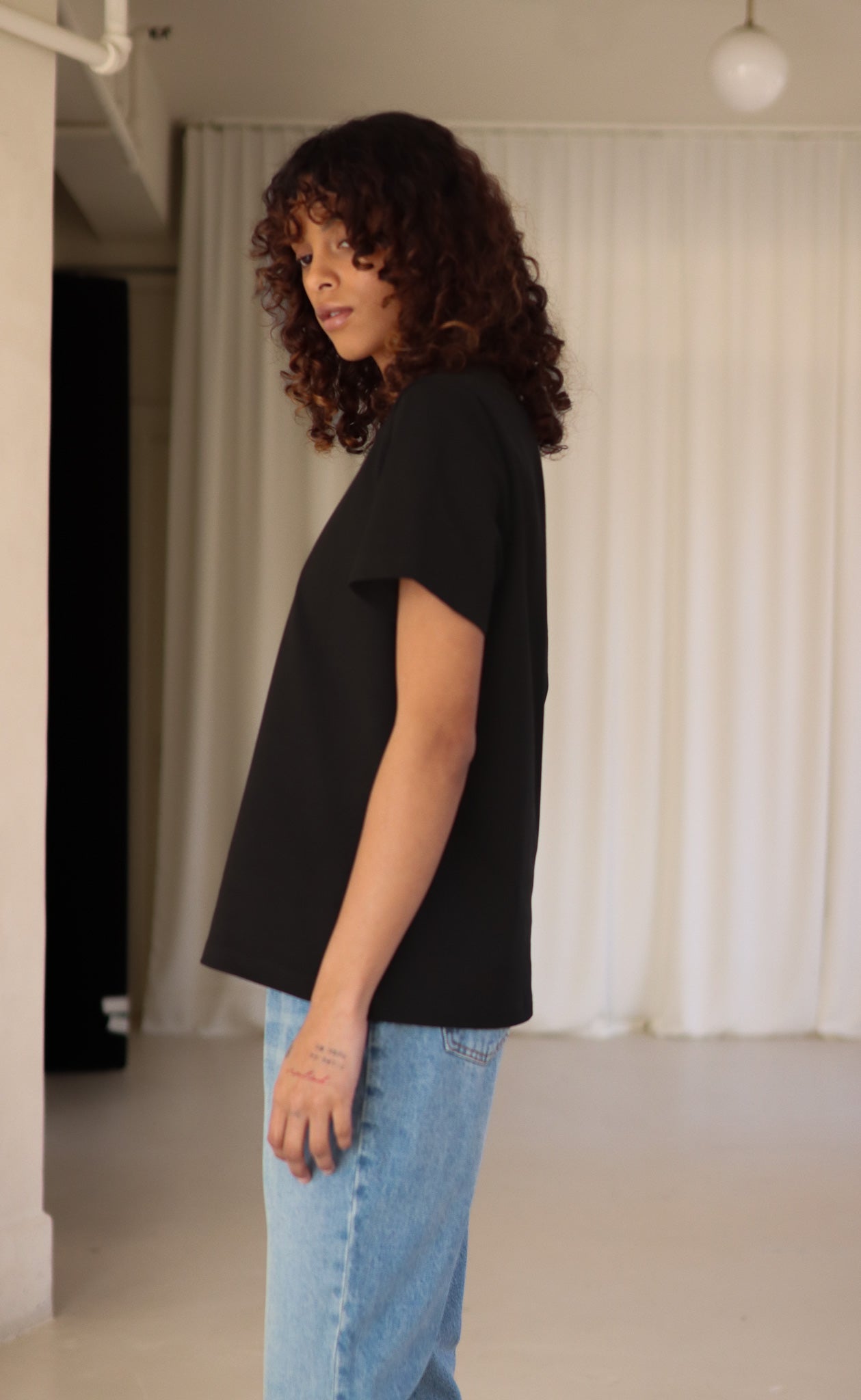 The Pinnacle - Black Proper Fit Tee