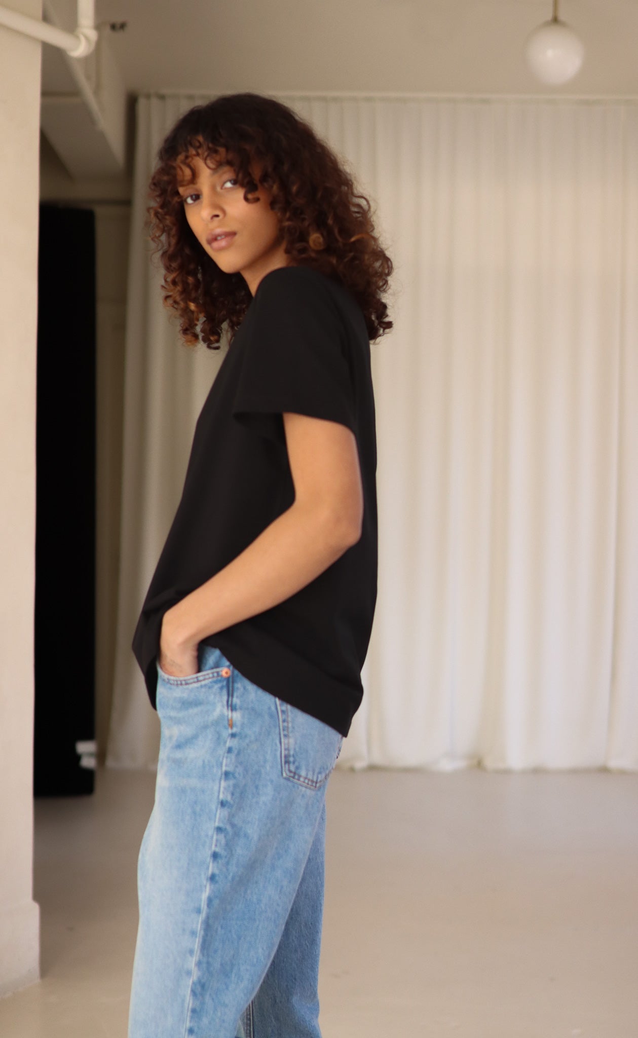 The Pinnacle - Black Proper Fit Tee