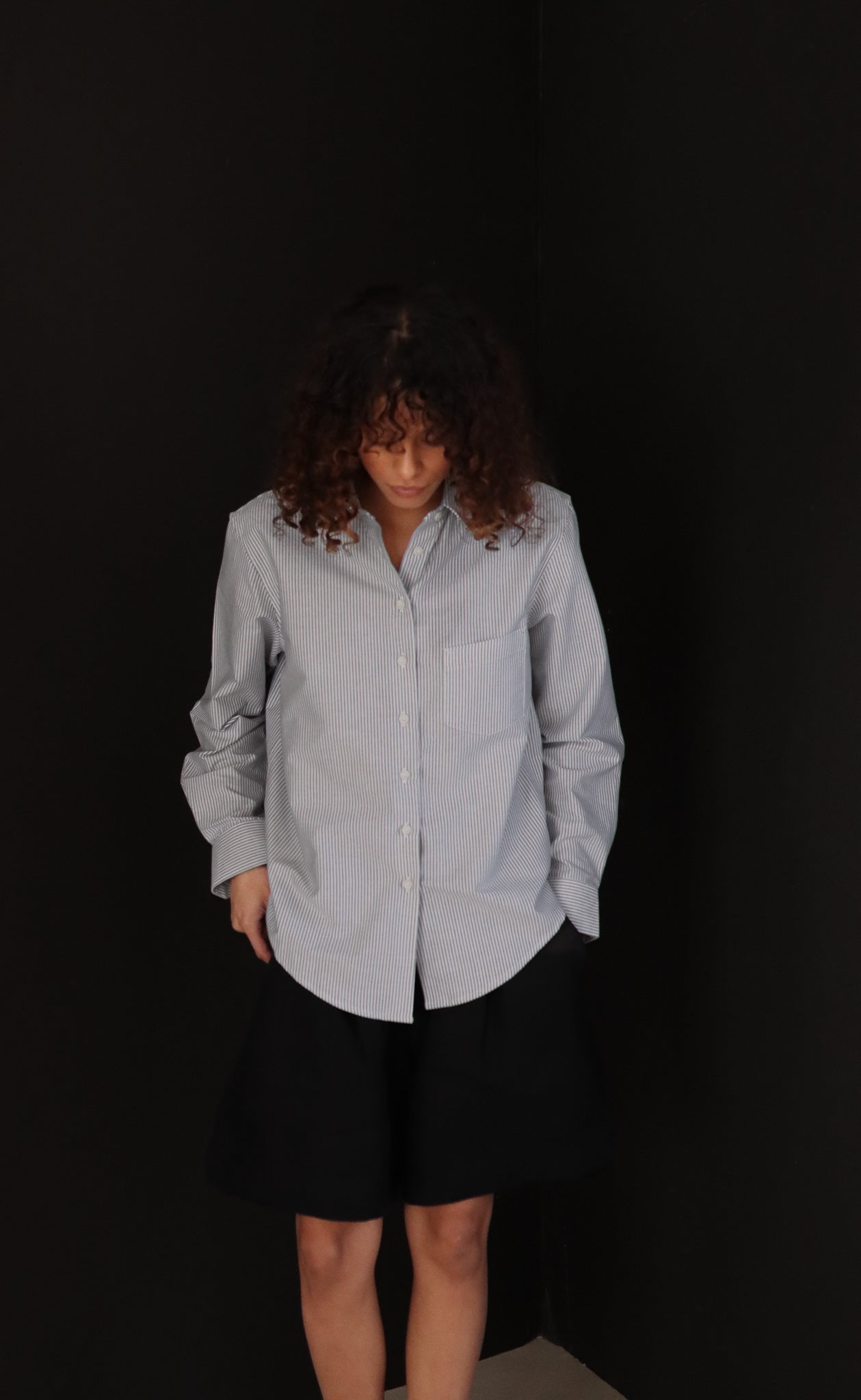 The Tailor - Proper Fit - Black & White Striped Oxford