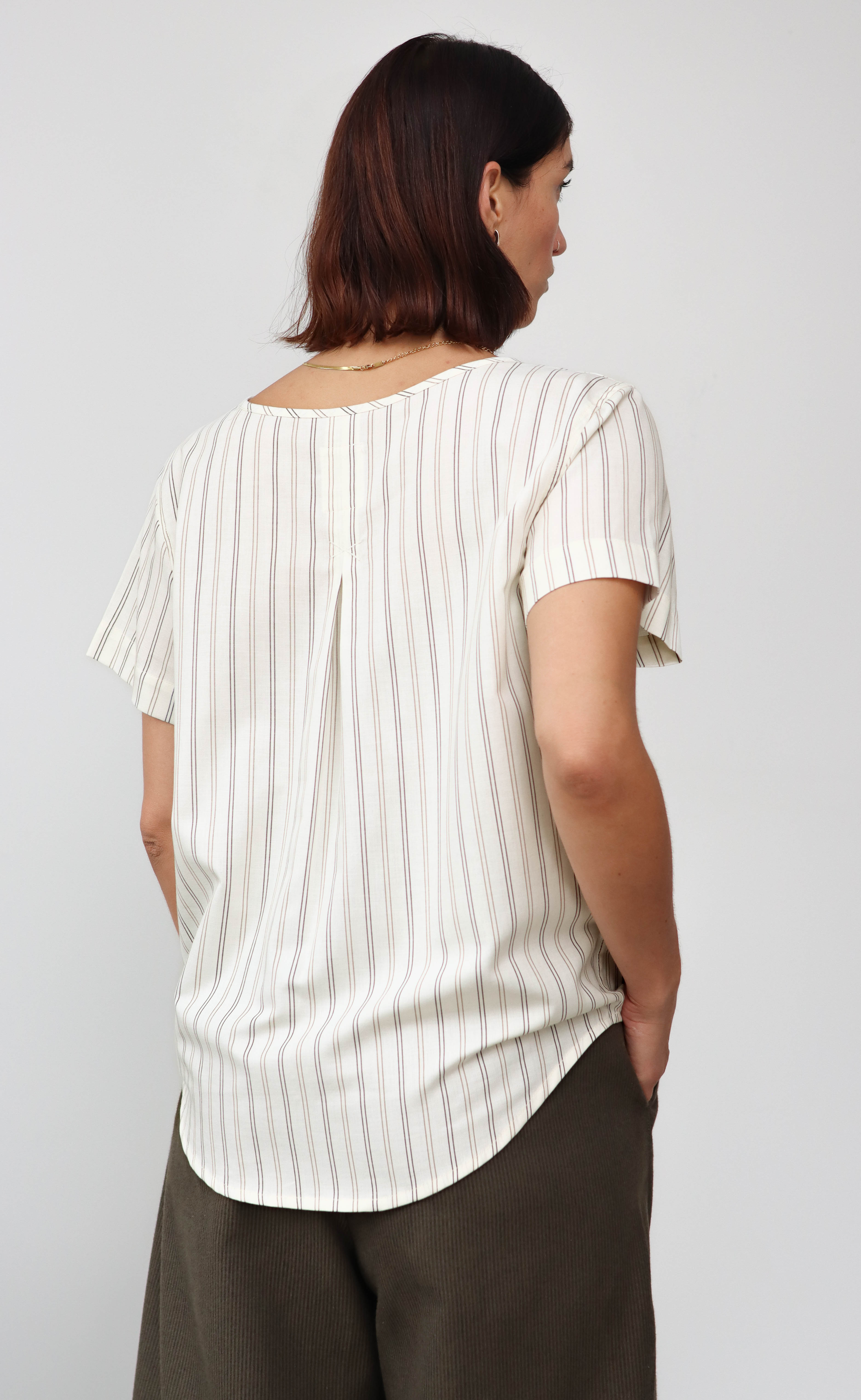 The Raconteur - Woven Tee - Cotton / Merino