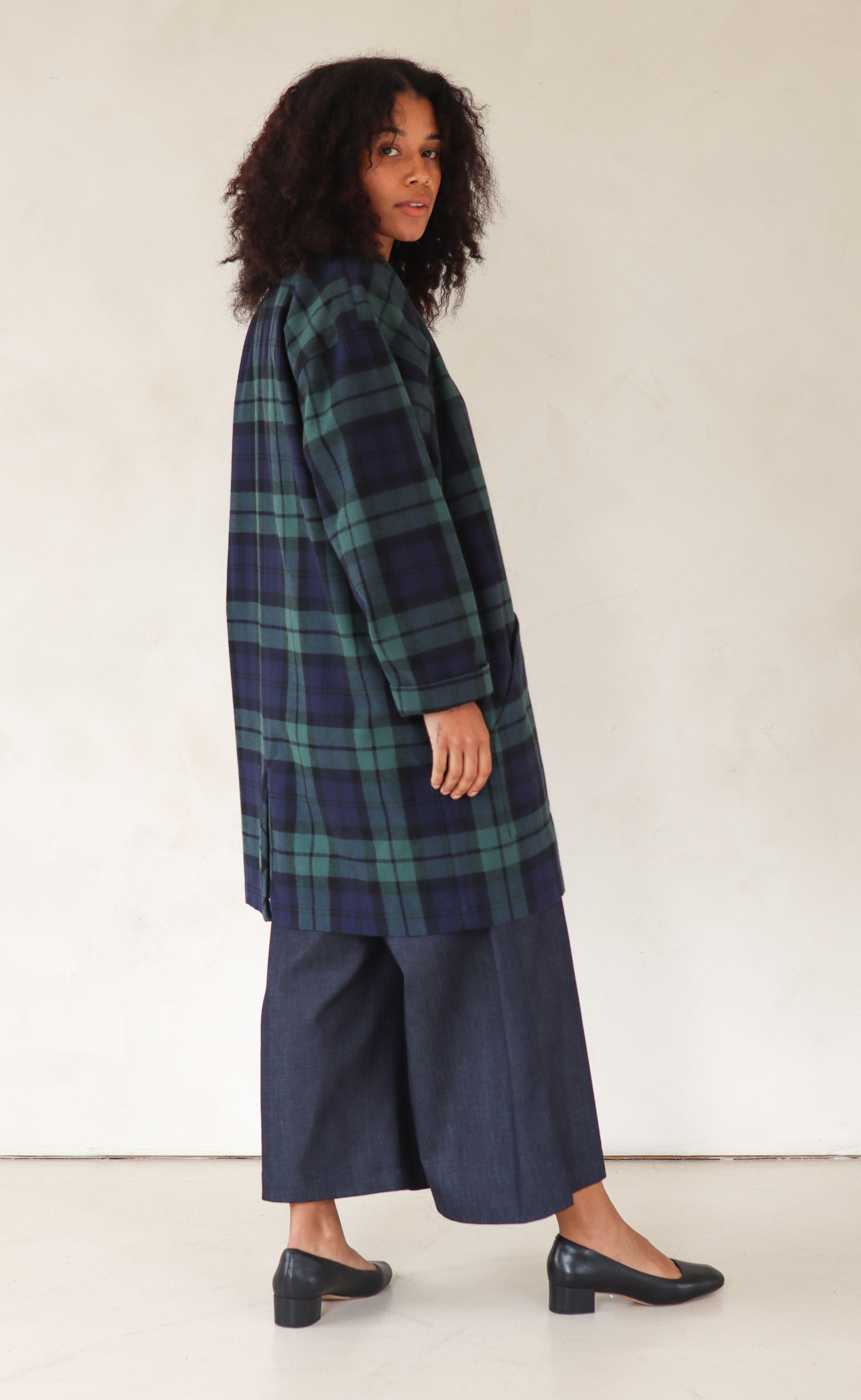 Heavy shop duster coat