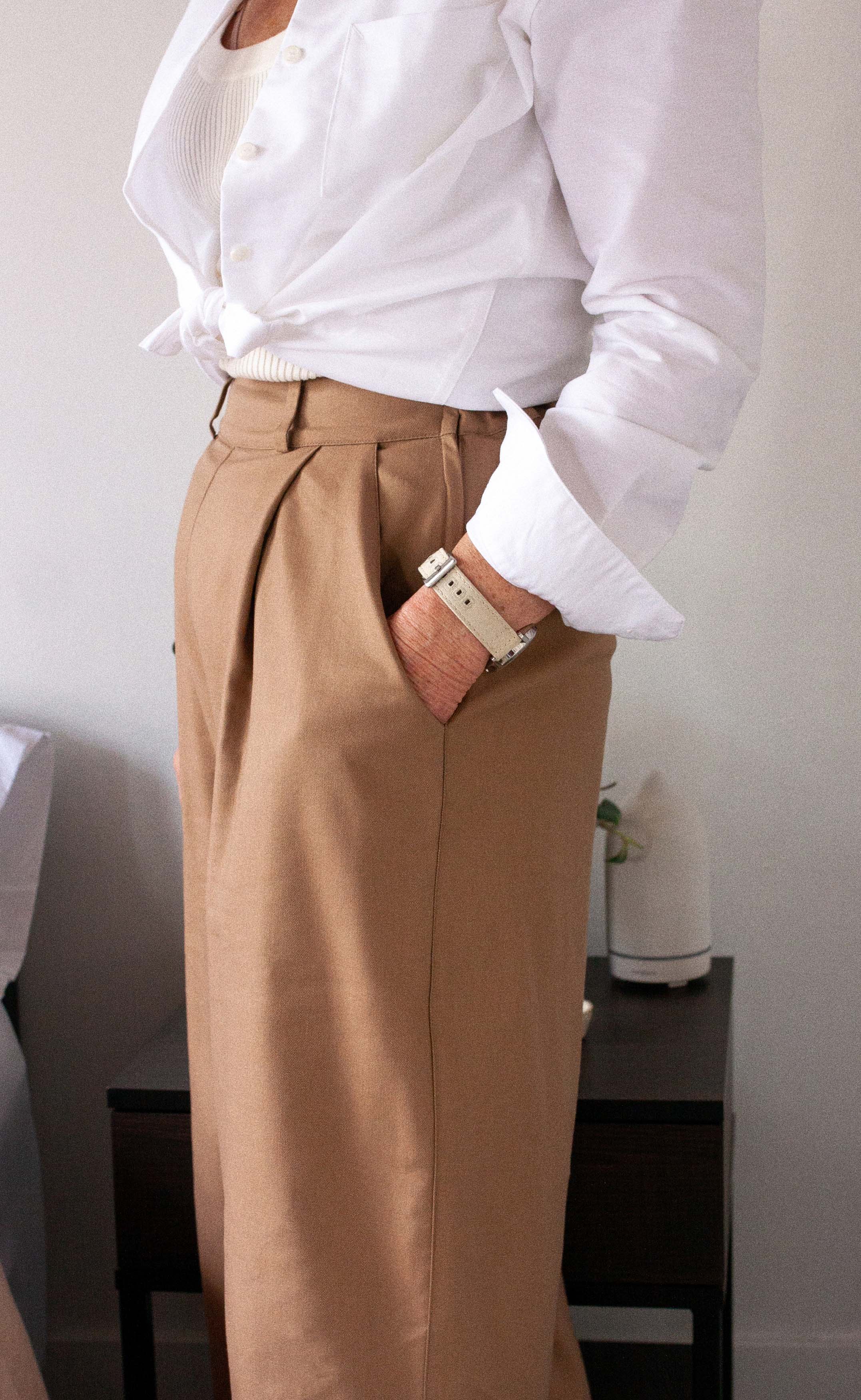 The Minimalist - Tan Wayward Fit Pants