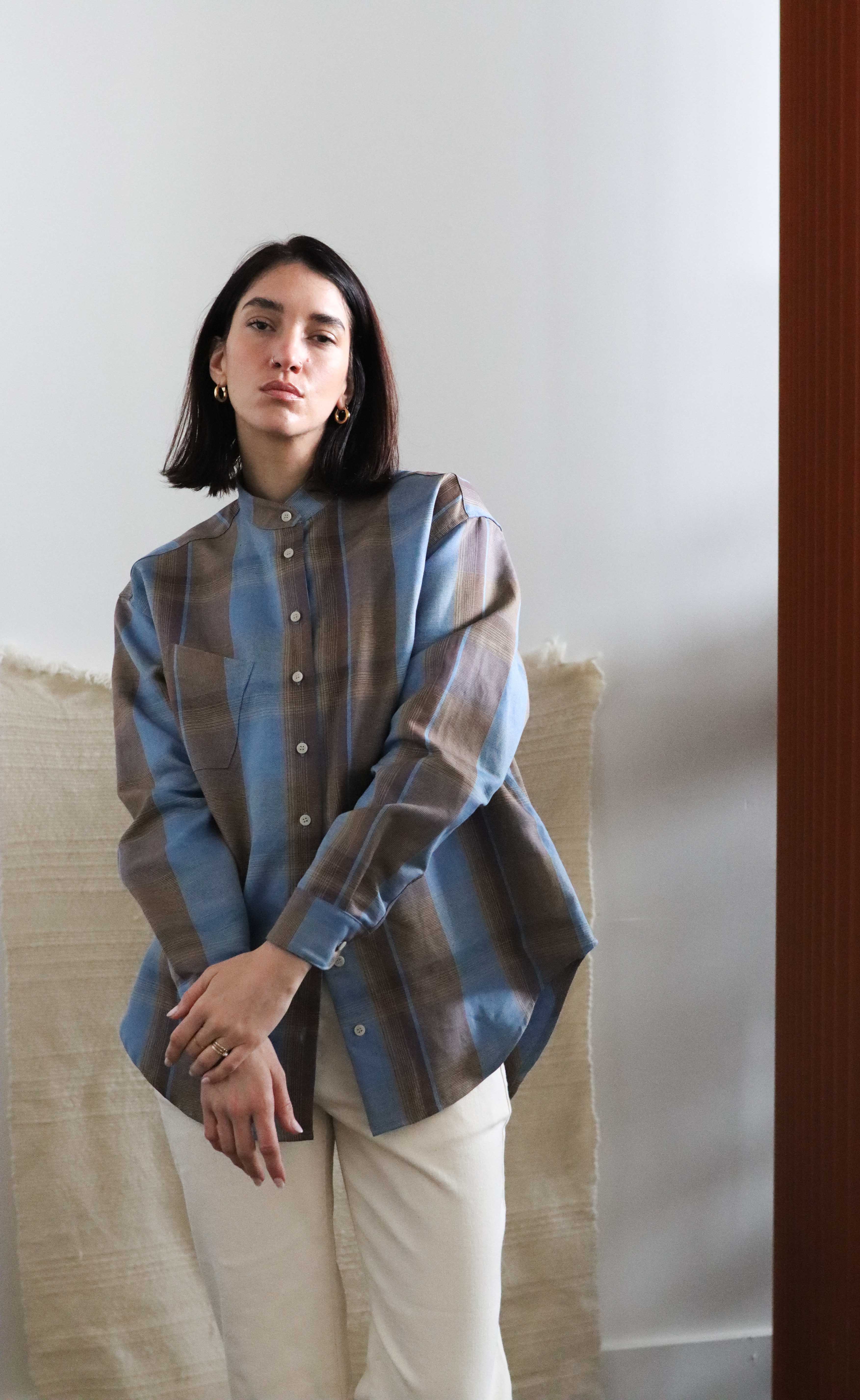 The Vagabond - Wayward Fit Tunic - Cotton / Hemp Twill