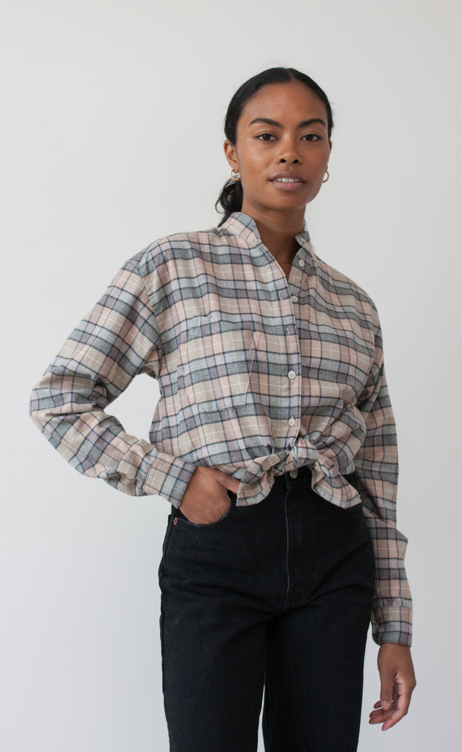 The Comforter - Wayward Fit Tunic - Cotton / Cashmere Flannel