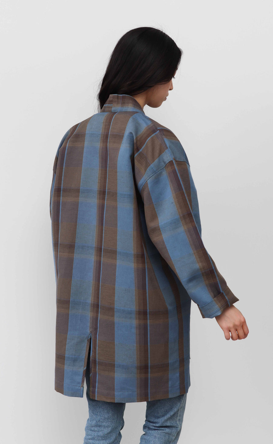 The Vagabond - Long Sleeve Duster Coat - Cotton / Hemp Twill