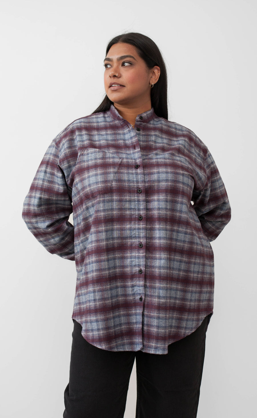 The Harvester - Wayward Fit Tunic - Plaid Flannel