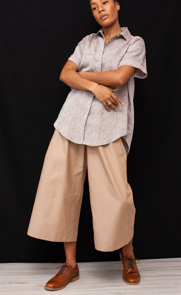 The Minimalist - Tan Wayward Fit Pants